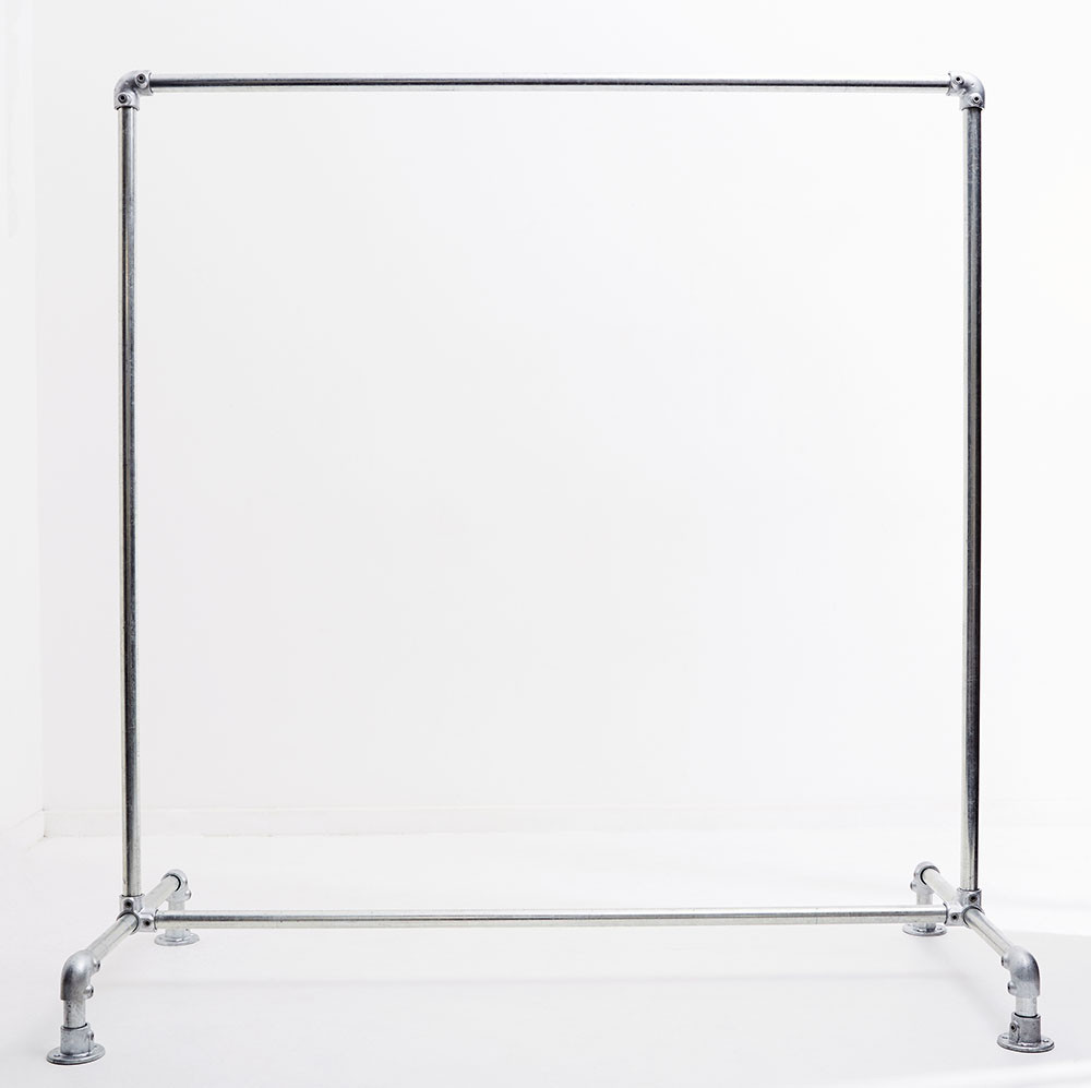 Kee Klamp clothing rail front view