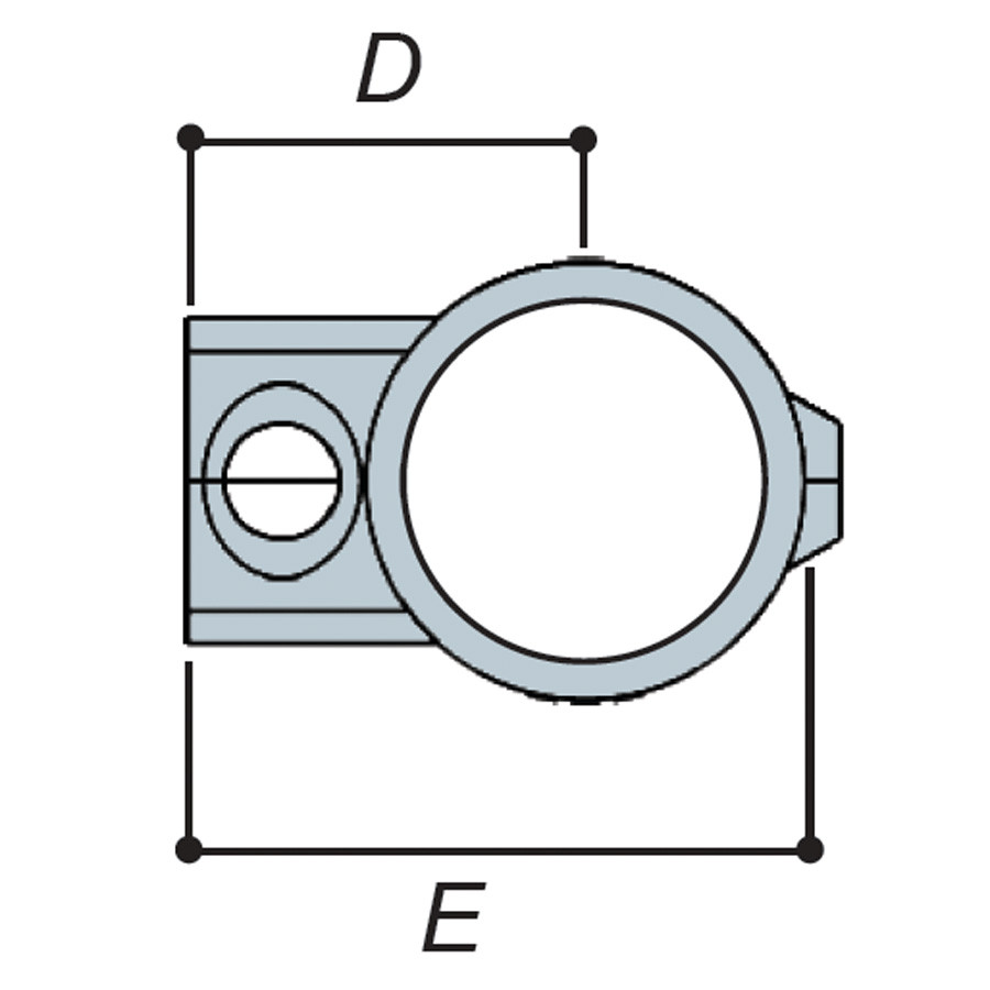 10-848 kee klamp fitting drawing