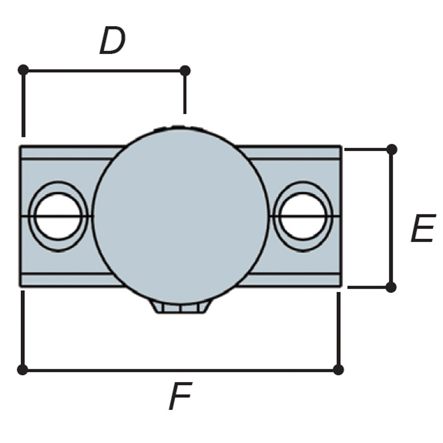 26-840C kee klamp fitting drawing