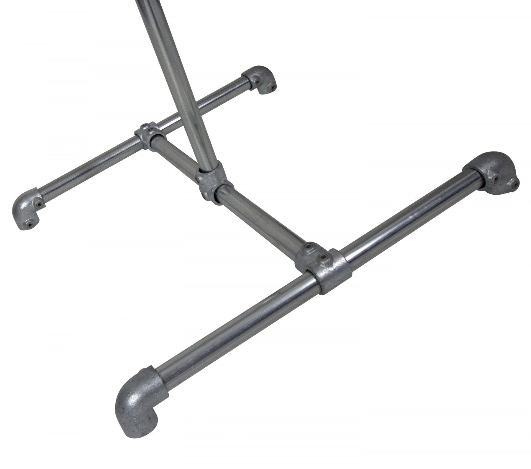 Two-way freestanding clothing rail 