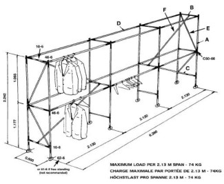 Easy to Build DIY Industrial Clothing Rail