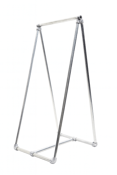 Freestanding A-frame clothing rail 