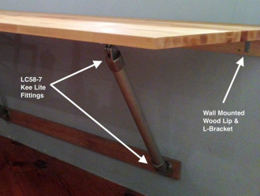 Aluminium Table Wall Strut