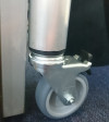 braked castor