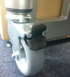 braked castor