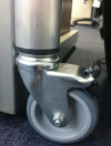 braked castor