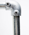 Kee Klamp clothing rail detail
