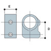 drawing of single socket tee
