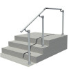 SRL518 steps to landing handrail