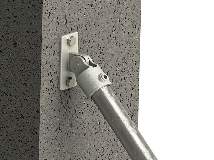 wall mounted adjustable fitting