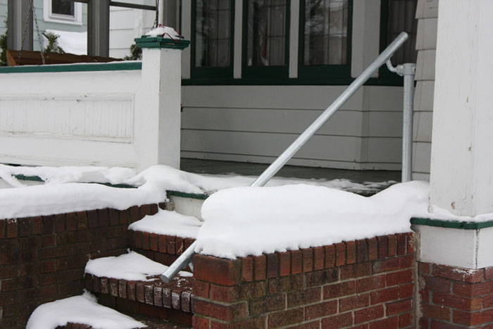 outdoor metal railing