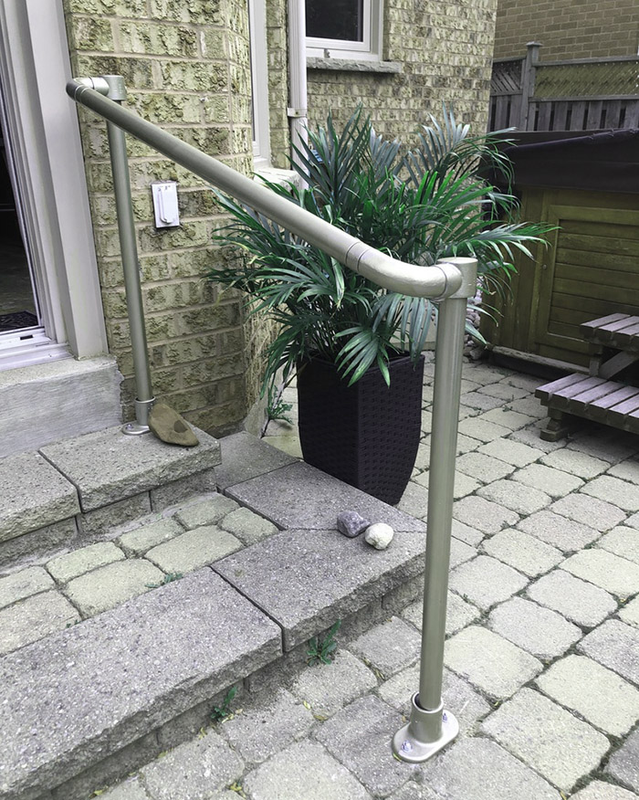 handrail kit for easy access into the house