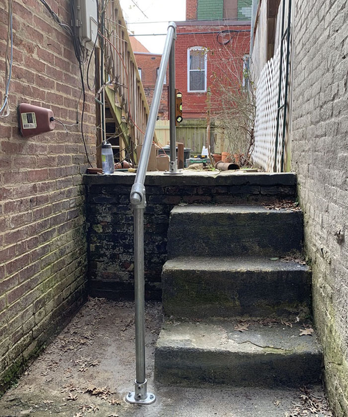 a very durable handrail system