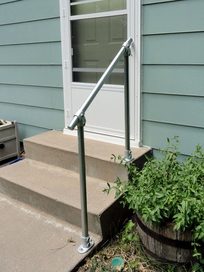 handrail kit for installation on stairs