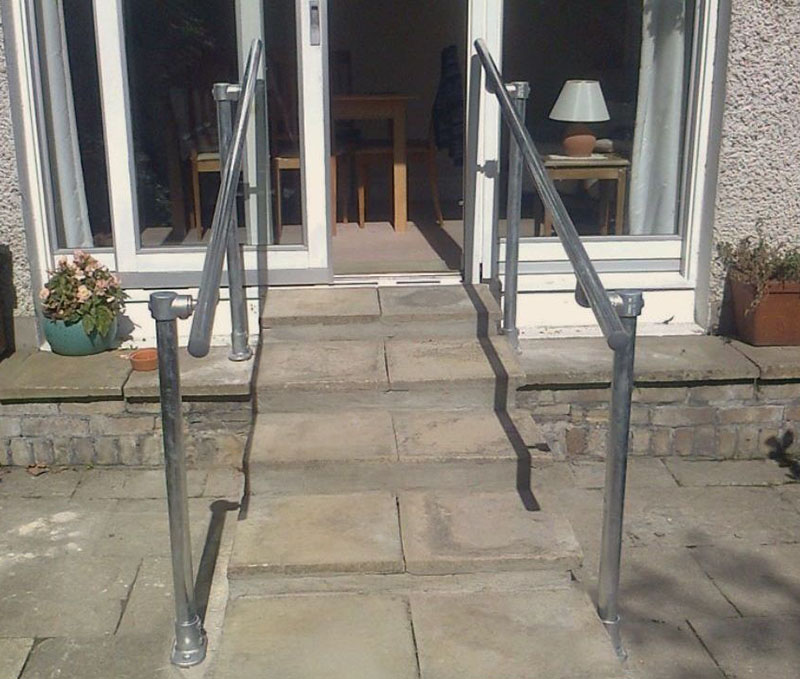 handrails outside the house