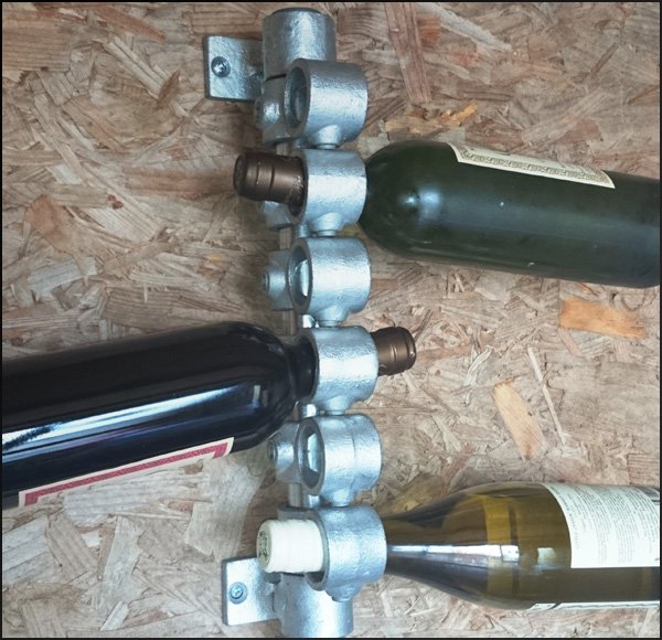 Industrial wine rack Projects Simplified Building