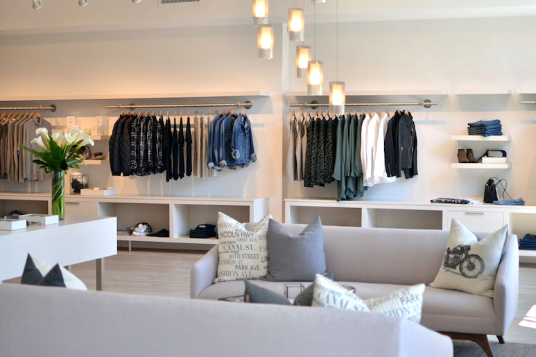 single hanging clothing rack
