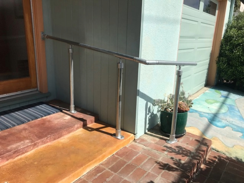 steel outdoor handrail