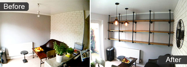 Kee Klamp and fittings industrial kitchen shelves